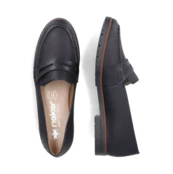 Rieker Slipper Loafer schwarz S14 45300-00