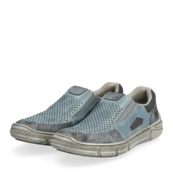 Rieker Slipper schieferblau H - Weite Extraweit S14 04051-12