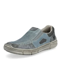 Rieker Slipper schieferblau H - Weite Extraweit S14 04051-12