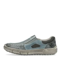 Rieker Slipper schieferblau H - Weite Extraweit S14 04051-12