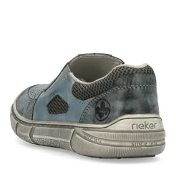 Rieker Slipper schieferblau H - Weite Extraweit S14 04051-12