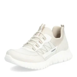 Rieker Slipper Sneaker beige / weiss  S24 M5358-60