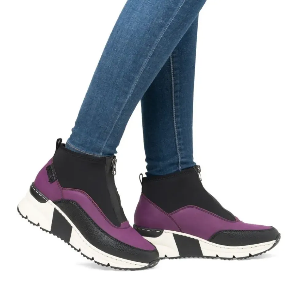 Rieker Sneaker high lila S24 N6352-30