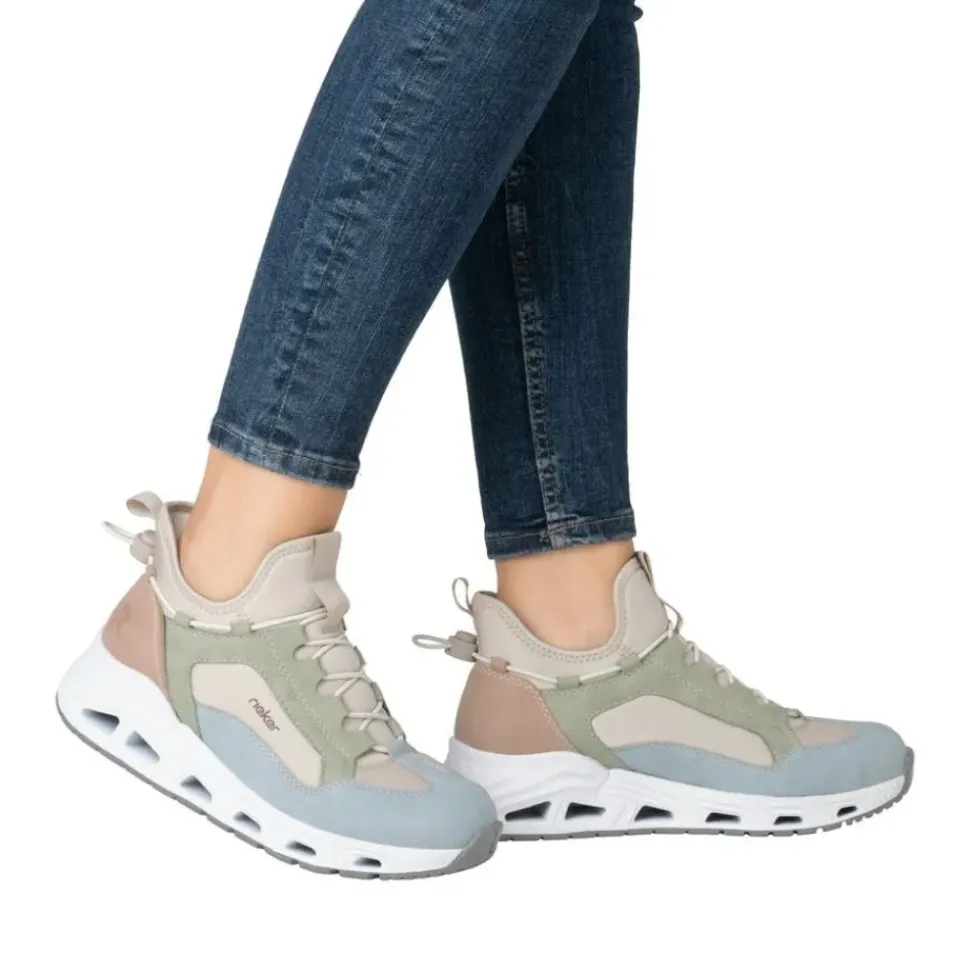 Rieker Sneaker high Slipper beige S15 N5254-90