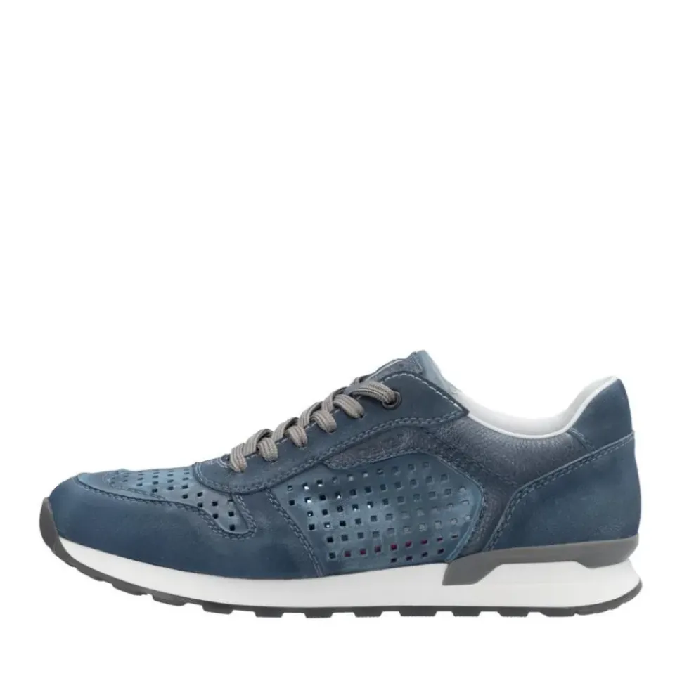 Rieker Sneaker Schnürschuh blau S15 U0312-12