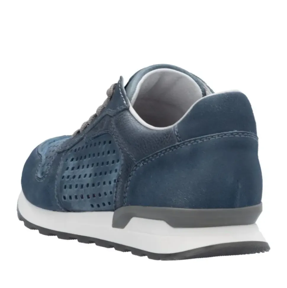 Rieker Sneaker Schnürschuh blau S15 U0312-12