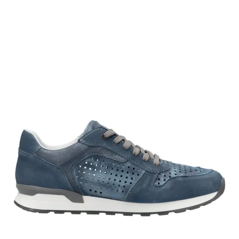 Rieker Sneaker Schnürschuh blau S15 U0312-12