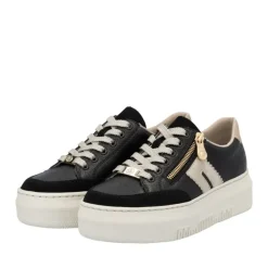 Rieker Sneaker schwarz Leder S15 M1912-00