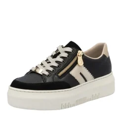 Rieker Sneaker schwarz Leder S15 M1912-00