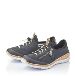 Rieker Sneaker Slipper Memosoft blau N4263-14