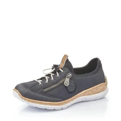 Rieker Sneaker Slipper Memosoft blau N4263-14
