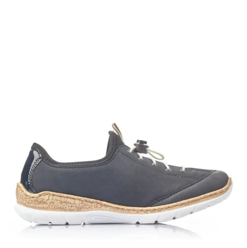 Rieker Sneaker Slipper Memosoft blau N4263-14
