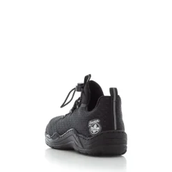 Rieker Sneaker Slipper schwarz L0550-01