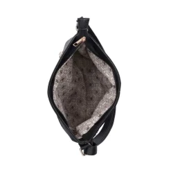 Rieker Umhängetasche Crossbody Bag Karomuster schwarz S22 H1040-00