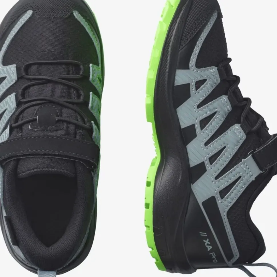 Salomon XA PRO V8 CSWP K Kinder Sneaker Sportschuh schwarz S21 L41437300