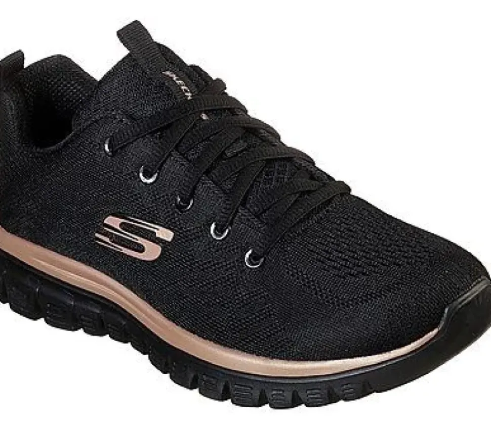 Skechers GRACEFUL GET CONNECTED BKRG Damen Sneaker S12 12615