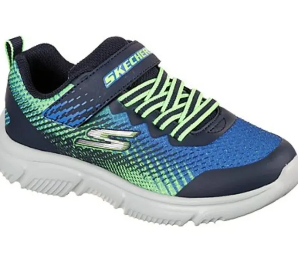 Skechers Kinderschuh Jungen GO RUN 650 NORVO Klettverschluss Waschmaschinenfest blau schwarz S22 405035L