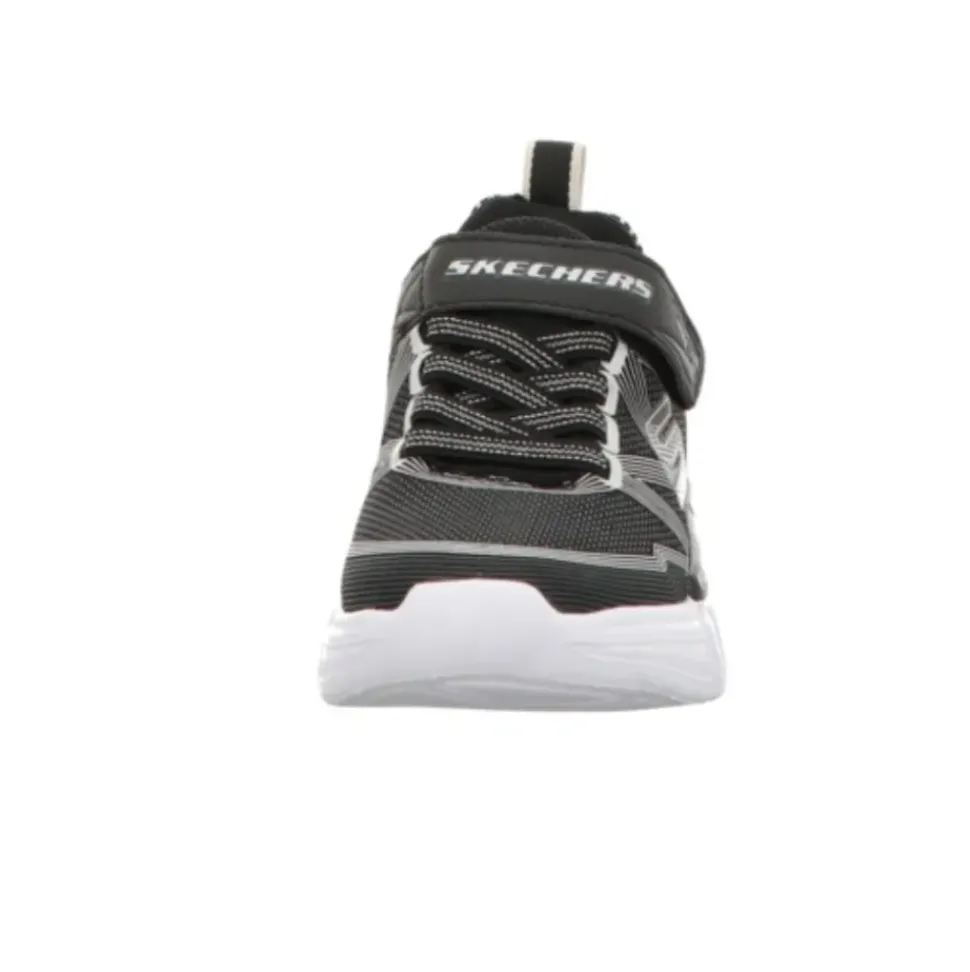 Skechers Lights Flex Glow - Sneaker schwarz und blau Blinker 90542L