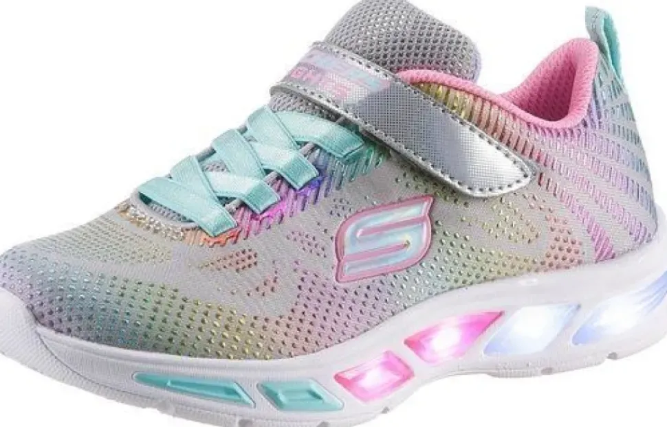 Skechers Lights S Litebeams "Gleam n´ dream" Blinker in schwarz, blau. grau 10959L