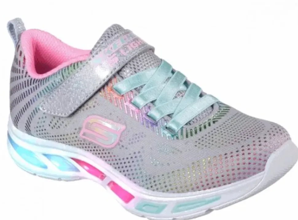Skechers Lights S Litebeams "Gleam n´ dream" Blinker in schwarz, blau. grau 10959L