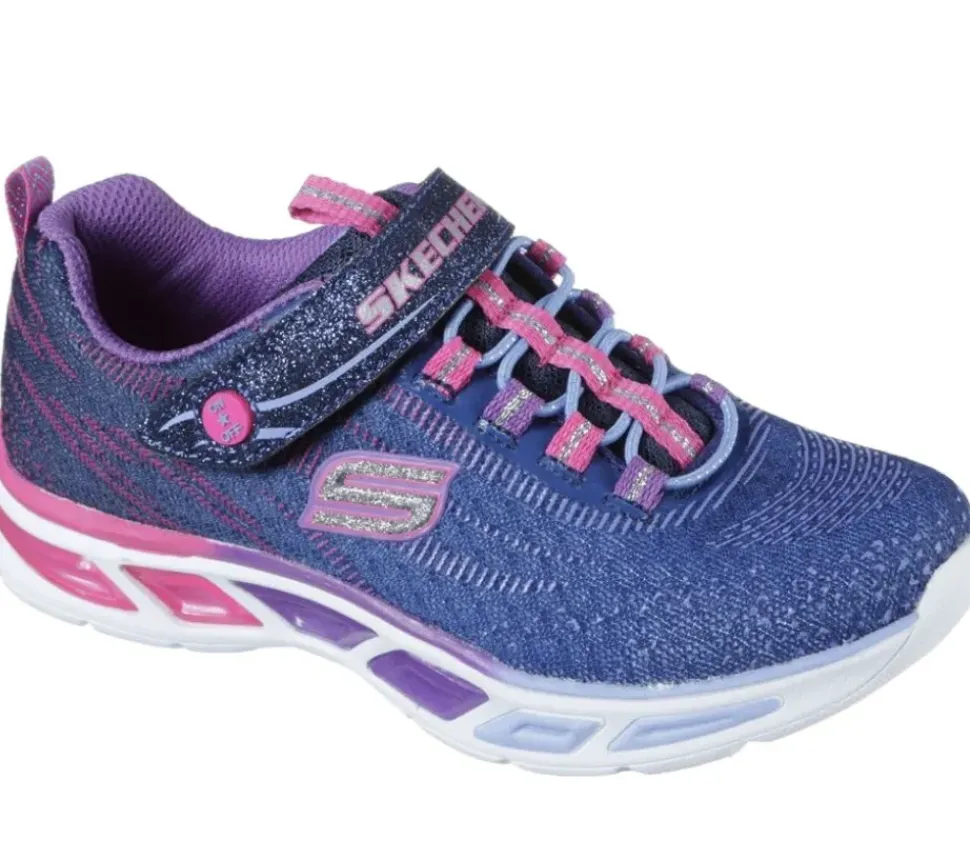 Skechers Litebeams Blinker blau und rosa 10667L