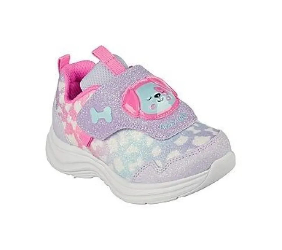 Skechers Mädchen S-Lights: Glimmer Kicks - Skech Pets rosa S13 302698N