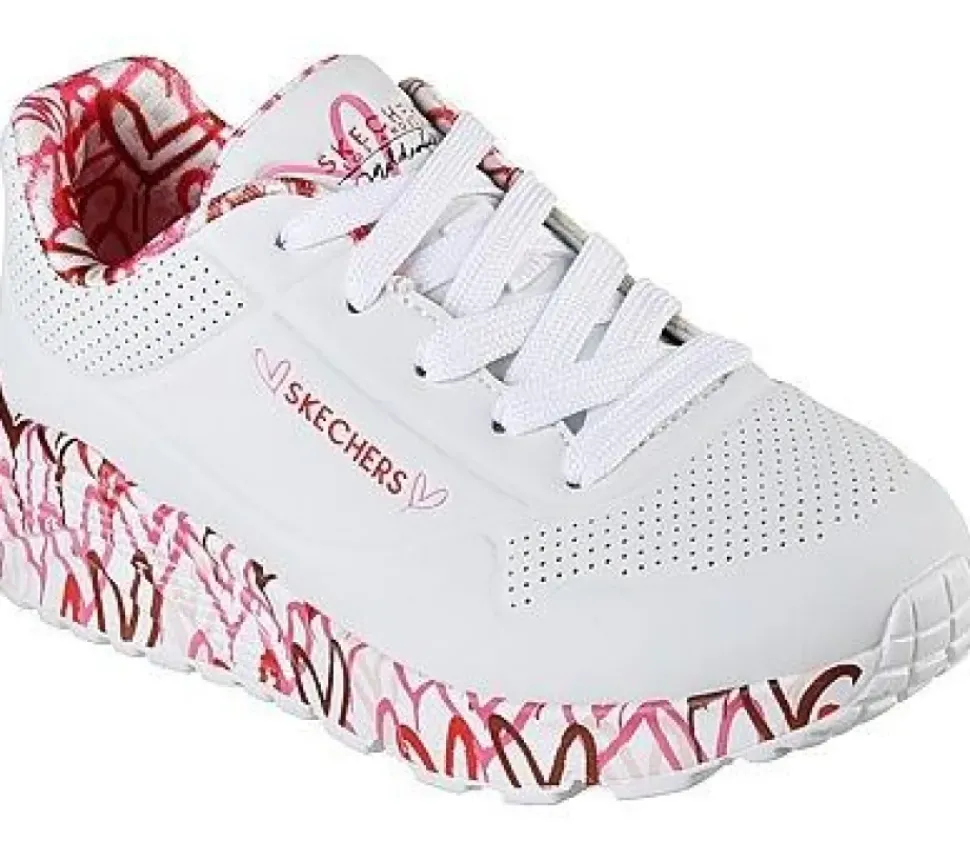 Skechers x JGoldcrown Uno Lite Lovely Luv 314976L