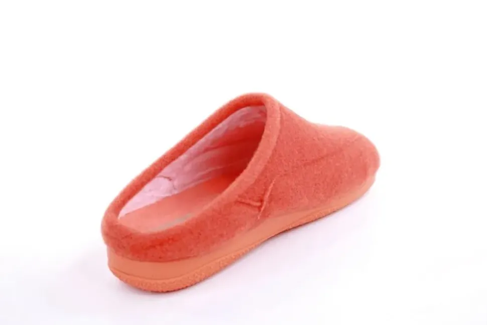 s`knöpfli Damen Hausschuh Pantolette orange S22 X10625P