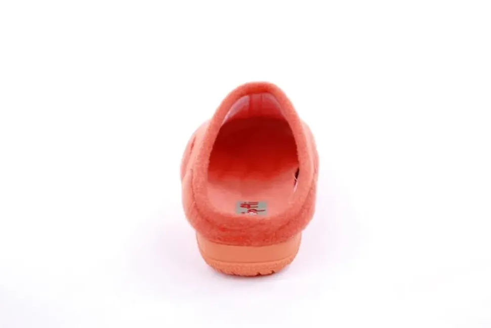 s`knöpfli Damen Hausschuh Pantolette orange S22 X10625P