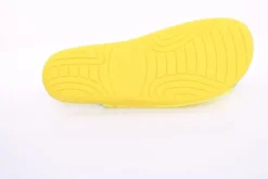 s`knöpfli Damen Pantolette Hausschuh Frottee Fisch- Motiv gelb S13 X27462