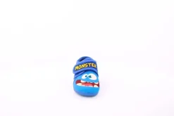 s`knöpfli Kinder Hausschuh Klettverschluss Monster- Motiv blau S23 Monster