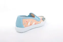 s`knöpfli Kinder Hausschuh Schlupfschuh Mädchen Einhorn- Motiv orange S13 V28851