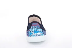 s`knöpfli Kinder Hausschuh Schlupfschuh Hai- Motiv blau S13 V28803