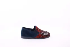 s`knöpfli Kinder Hausschuh Schlupfhausschuh Spiderman- Motiv blau S23 Can.Arana