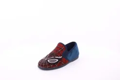 s`knöpfli Kinder Hausschuh Schlupfhausschuh Spiderman- Motiv blau S23 Can.Arana