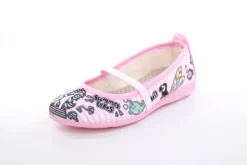 s`knöpfli Kinder Hausschuh Schlupfschuh Mädchen Einhorn- Motiv rosa S13 I28965
