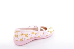 s`knöpfli Kinder Hausschuh Schlupfscuh Mädchen Giraffen- Motiv rosa S13 I28670