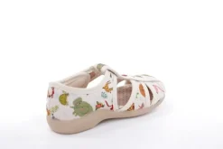 s`knöpfli Kinder Hausschuh Tier- Motiv Klettverschluss beige S13 Z28528