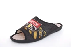 s`knöpli Herren Pantolette Hausschuh schwarz S13 AC10860
