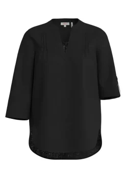 s.Oliver Bluse Leinen 3/4 Arm Tunika - Ausschnitt S14 2144554