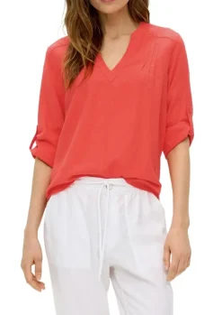 s.Oliver Bluse Leinen 3/4 Arm Tunika - Ausschnitt S14 2144554