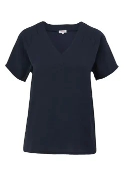 s.Oliver Blusenshirt mit V-Ausschnitt orange,grün,blau S13 2129455