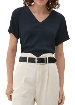 s.Oliver Blusenshirt mit V-Ausschnitt orange,grün,blau S13 2129455