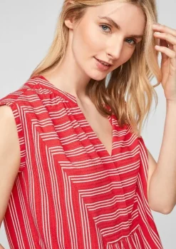s.Oliver Bluse V - Ausschnitt gemustert 1/2 Arm 2100030