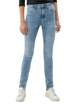 s.Oliver Damen Izabell Skinny- Jeans 7/8 Länge blau S22 2120618