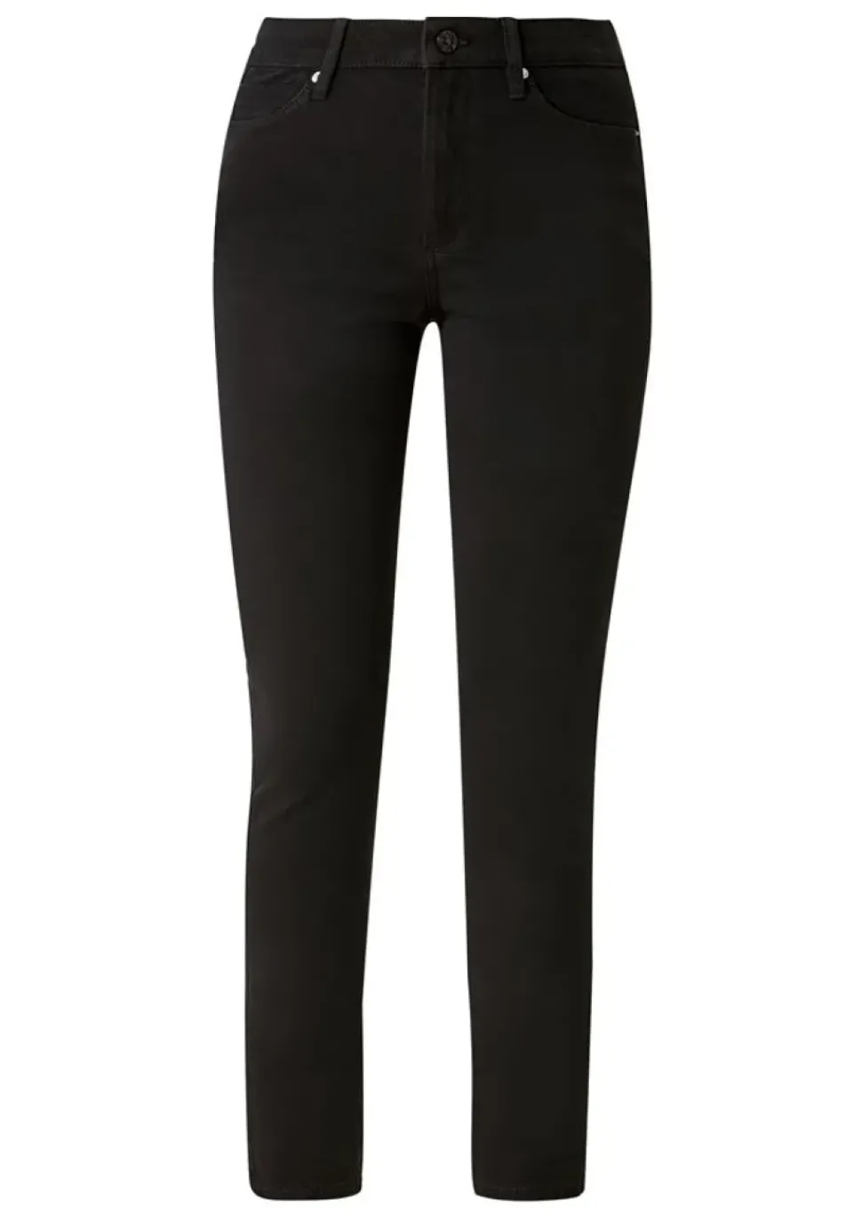 s.Oliver Damen Jeans Skinny hoher Bund 5-Pocket-Form schwarz S23 2110558
