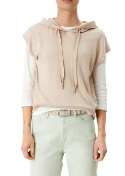 s.Oliver Gürtel aus Veloursleder beige und schwarz 2112133