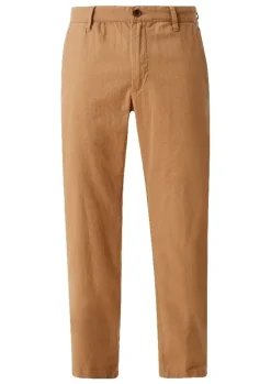 s.Oliver Herren Chino- Hose Leinenmix 5- Pocket- Form braun S12 2113857