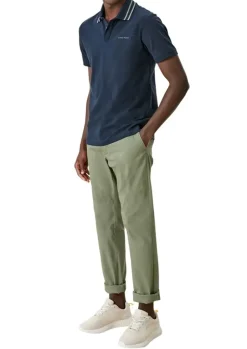 s.Oliver Herren Poloshirt mit Streifendetail blau, grün S13  2113224