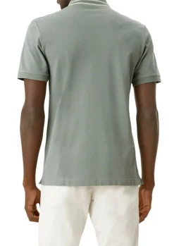 s.Oliver Herren Poloshirt mit Streifendetail blau, grün S13  2113224